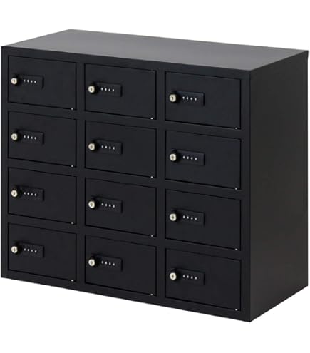 Amazon.co.jp: 【法人専用】 LOOKIT 貴重品ロッカー 3列4段 12人用